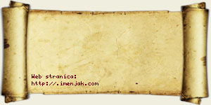 Lara Pejaković vizit kartica